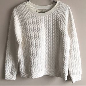 Loft white pullover